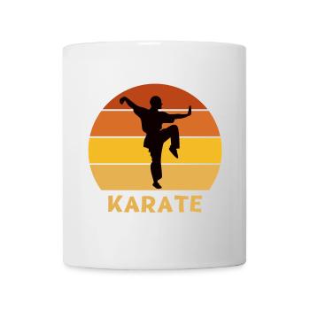 karaté, fan de karaté, faire du karaté - Mug blanc - blanc - Devant