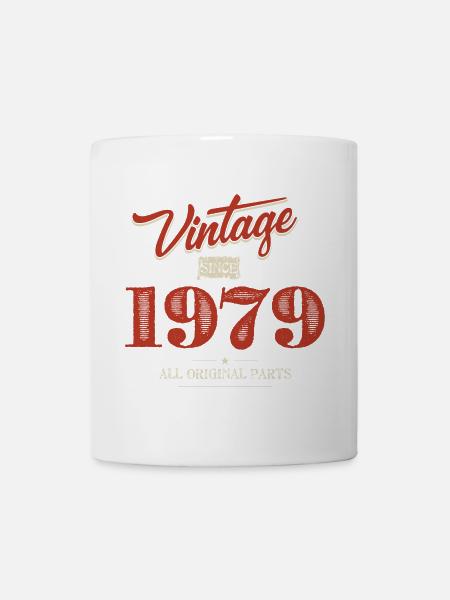Vintage 1979 All Original Parts - Mug - white
