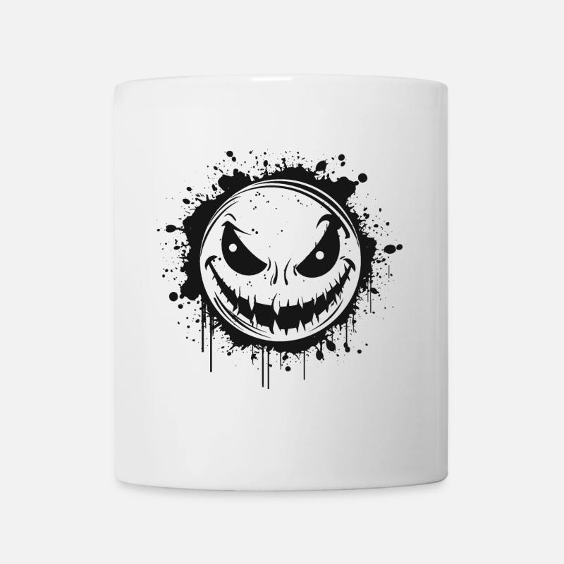 Smiley - Scary Face - Mug blanc - blanc