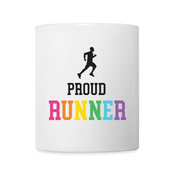 Stolze LGBT-Läuferin - Tasse - Weiß - Vorne