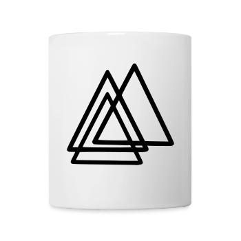Shapes - Triangles - Mug - white - Front