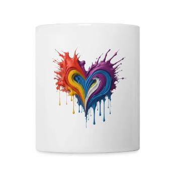 Sensation Colorful Heart 3D - Mug - white - Front
