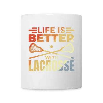 Slogan de la crosse vintage - Mug blanc - blanc - Devant