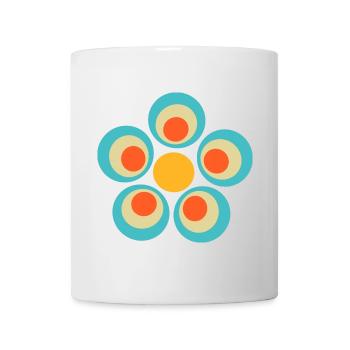 70s Flower Pattern - Mug - white - Front