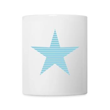 STERN. STERNE. STERN. FEST. JAHRESTAG. WEIHNACHTEN - Tasse - Weiß - Vorne