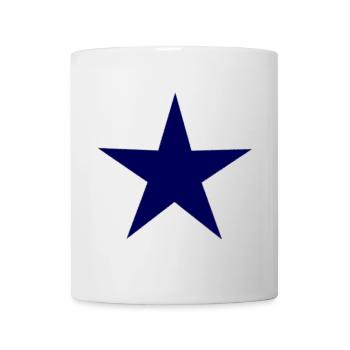 STERN. STERNE. STERN. FEST. JAHRESTAG. WEIHNACHTEN - Tasse - Weiß - Vorne