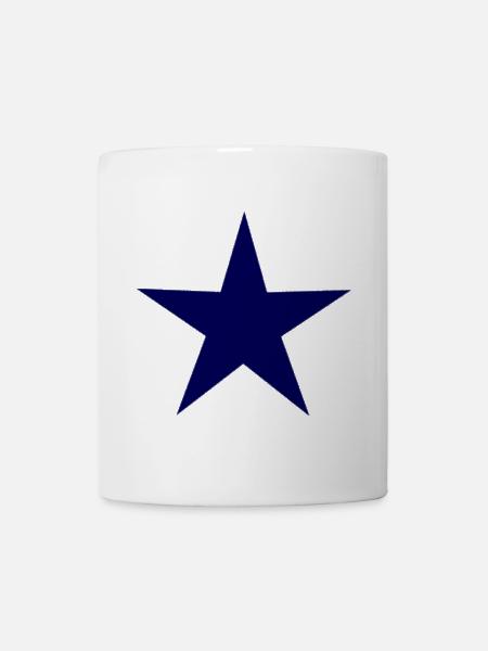 STERN. STERNE. STERN. FEST. JAHRESTAG. WEIHNACHTEN - Tasse - Weiß