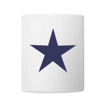 STERN. STERNE. STERN. FEST. JAHRESTAG. WEIHNACHTEN - Tasse - Weiß - Vorne