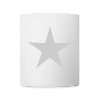 STERN. STERNE. STERN. FEST. JAHRESTAG. WEIHNACHTEN - Tasse - Weiß - Vorne