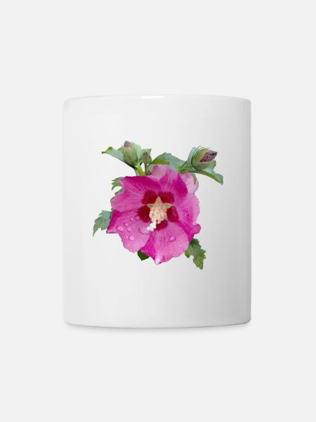 ROSA HIBISKUS - Tasse - Weiß
