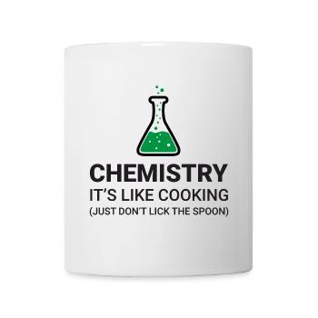La chimie, c’est comme la cuisine - Mug blanc - blanc - Devant