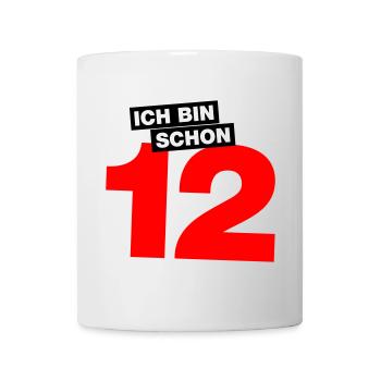 Ich bin schon 12 - Tasse - Weiß - Vorne