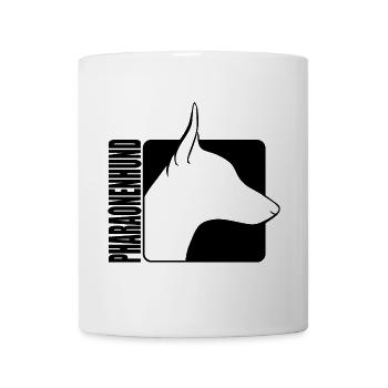 Pharaonenhund Profil Windhund Hunde Wilsigns - Tasse - Weiß - Vorne