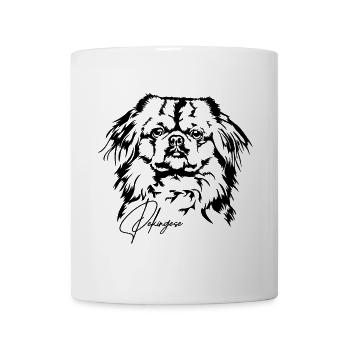 Pekingese Dog Dogs Portrait Pekingese Wilsigns - Mug - white - Front