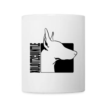 Xoloitzcuintle Profil Hund Hunde Wilsigns - Tasse - Weiß - Vorne