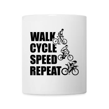 Walk Cycle Speed Repeat - Tasse - Weiß - Vorne