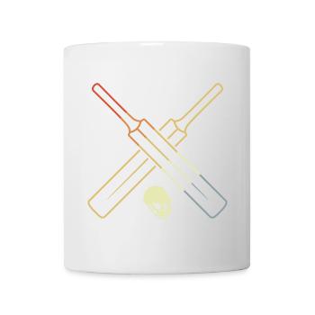Vintage Cricket Equipment - Mug - white - Front