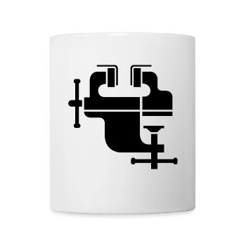 Icône de l’icône des outils de la banque d’outils Vice - Mug blanc - blanc - Devant