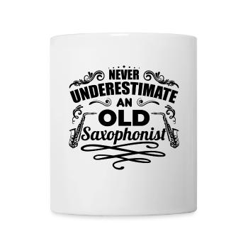 Saxophonist Großvater - Tasse - Weiß - Vorne
