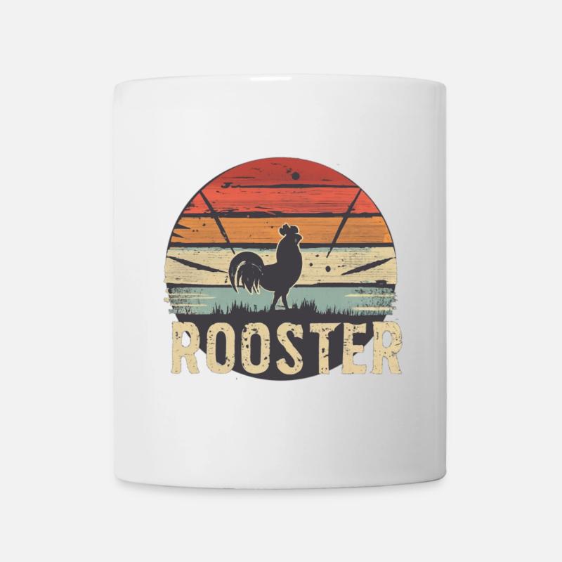 Rooster - Tasse - Weiß