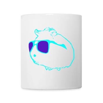 Un cochon d’Inde cool - Mug blanc - blanc - Devant