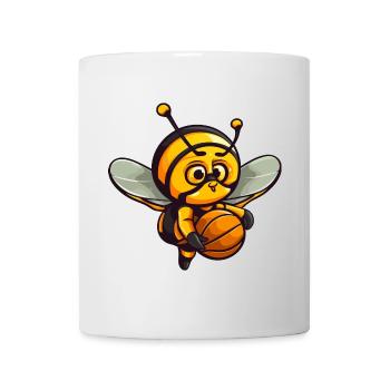 Basketball Biene - Tasse - Weiß - Vorne