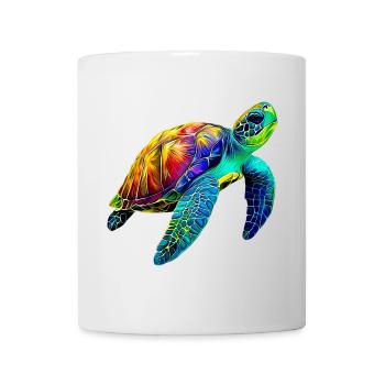 Tortue marine - Mug blanc - blanc - Devant