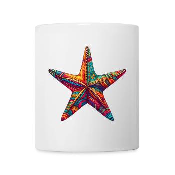 Seestern - Tasse - Weiß - Vorne