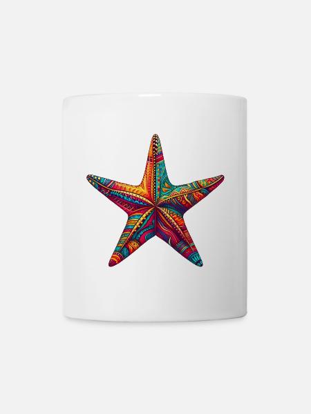 Seestern - Tasse - Weiß