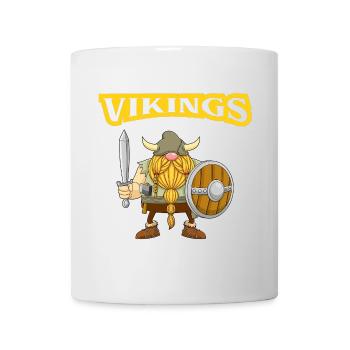 Wikinger, Gnom, Entdecker - Tasse - Weiß - Vorne