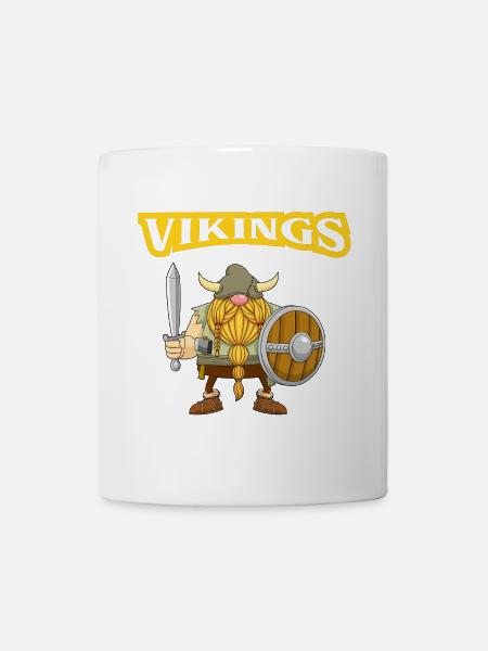 Wikinger, Gnom, Entdecker - Tasse - Weiß