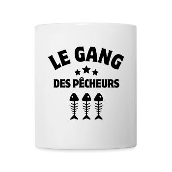pêche, pêcheur amateur, truite - Mug blanc - blanc - Devant
