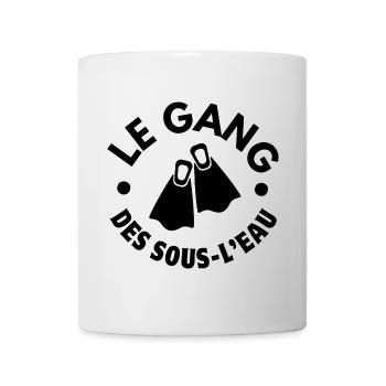 plongée sous-marine, plongée en apnée, plongeur - Mug blanc - blanc - Devant