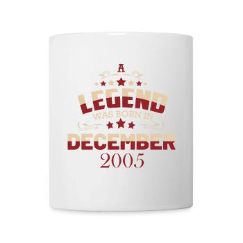 18th Birthday Legend December 2005 - Mug - white - Front