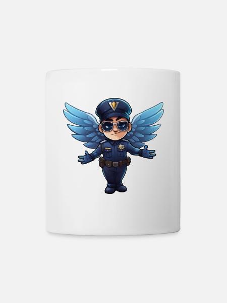 Angel Policeman - Mug - white