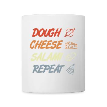 Lustiger Pizza Spruch - Tasse - Weiß - Vorne
