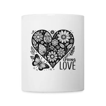spring love - Tasse - Weiß - Vorne