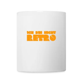 keine Lust auf retro - Tasse - Weiß - Vorne