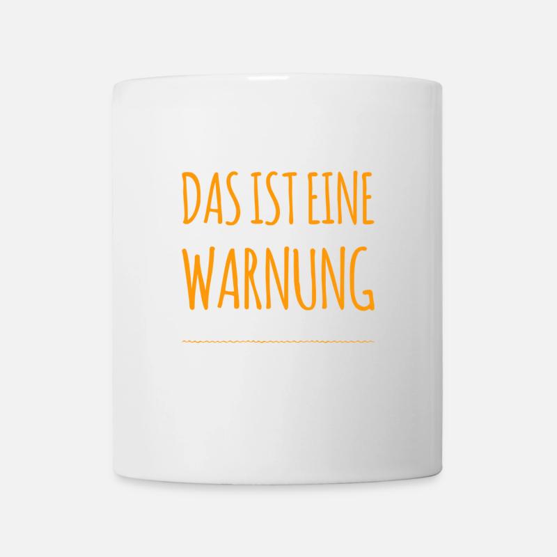 so sieht eine Warnung aus - Tasse - Weiß