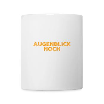 einen Moment - Tasse - Weiß - Vorne