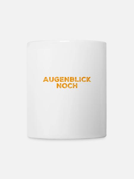 einen Moment - Tasse - Weiß