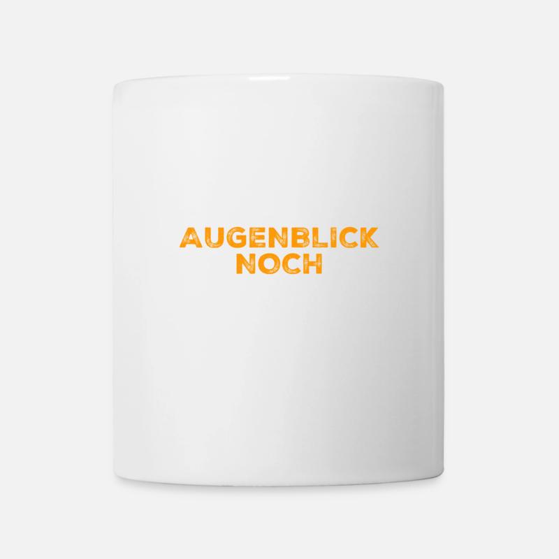 einen Moment - Tasse - Weiß