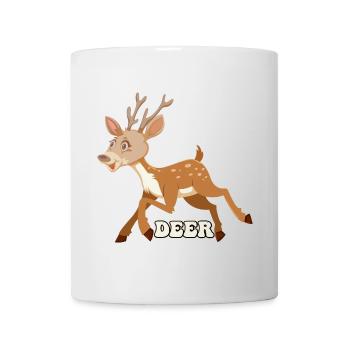 Skurriler Hirsch-Sprint - Tasse - Weiß - Vorne
