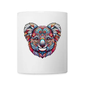 Koala décoré de Mandalas - Mug blanc - blanc - Devant