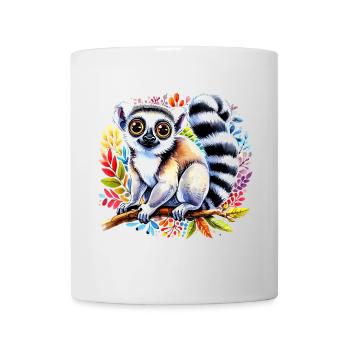 Lemur - Tasse - Weiß - Vorne