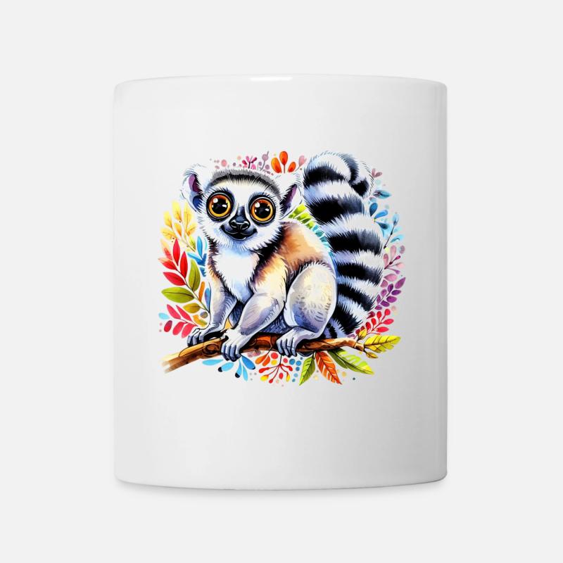 Lémurien - Mug blanc - blanc