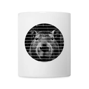 Capybara Porträt Wasserschwein - Tasse - Weiß - Vorne