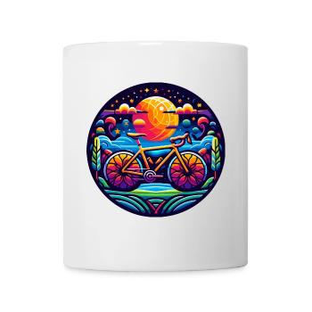 L’abstraction cycliste pour les cyclistes - Mug blanc - blanc - Devant