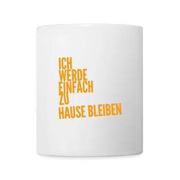 keine Lust auf Party - Tasse - Weiß - Vorne