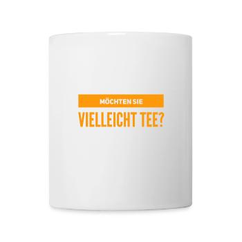mögen sie Tee? - Tasse - Weiß - Vorne